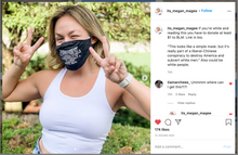 Load image into Gallery viewer, Ear Loop Fabric Face Mask: Liberal Conspiracy