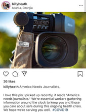 Load image into Gallery viewer, America Needs Journalists Enamel Pin
