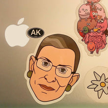 Load image into Gallery viewer, Dissent Pins: Ruth Bader Ginsburg Sticker
